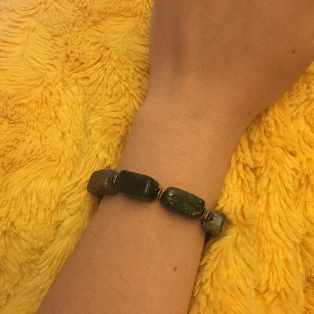 Handmade tourmaline bracelet